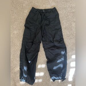 Black cargo pants
